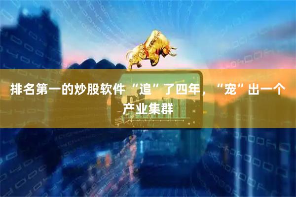 排名第一的炒股软件 “追”了四年,“宠”出一个产业集群